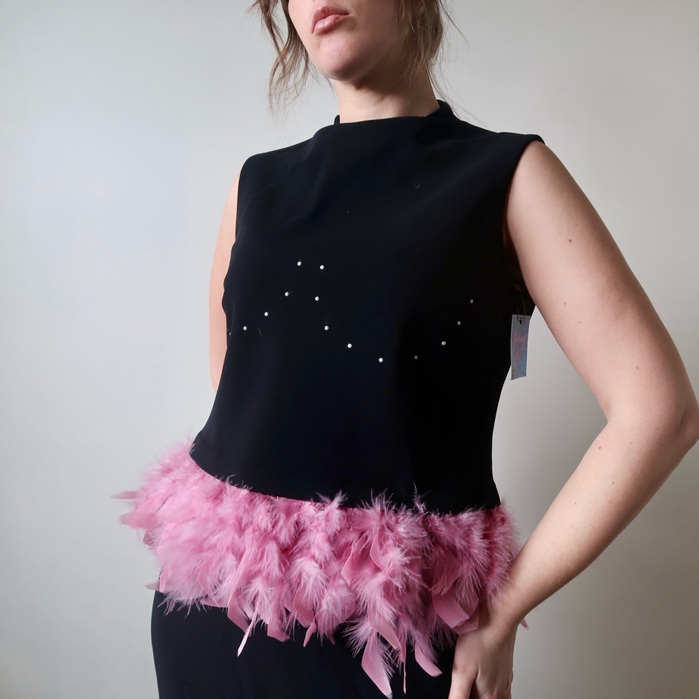 Reworked vintage 90s midi dress.